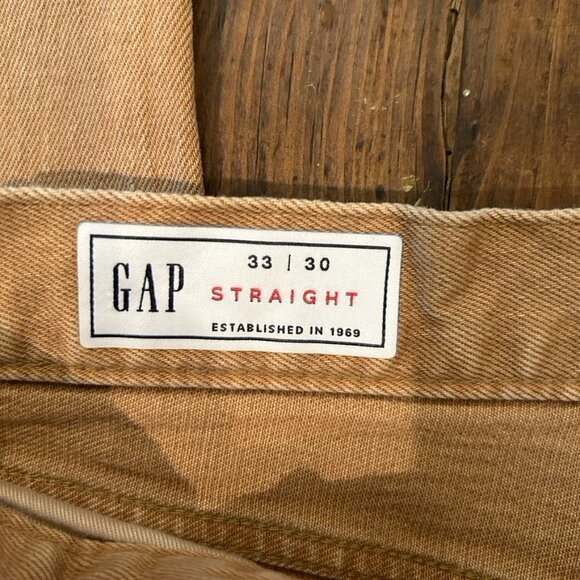 GAP Men's Straight Leg Jeans in GapFlex 33” x 30” - Picture 3 of 5